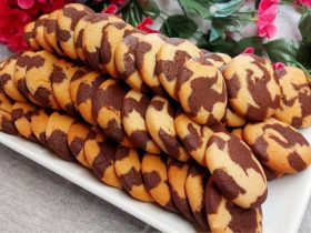 Chocolate and vanilla biscuits recipe