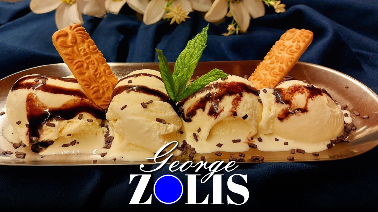 Soft Vanilla Ice Cream by George Zolis