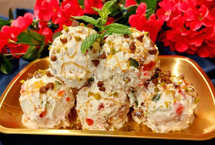 Vanilla Parfait Ice Cream - Παγωτό Παρφέ Βανίλια