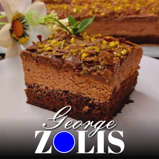 Greek Chocolate Sheet Cake