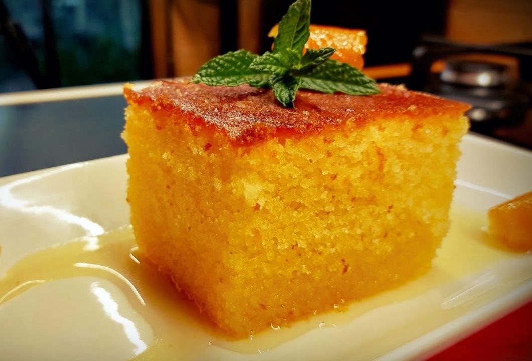 Greek Orange Cake with Syrup | Portokalopita