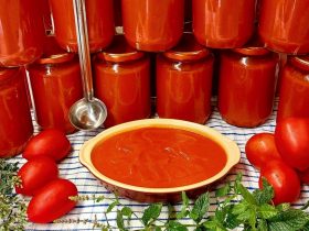 homemade tomato sauce - σπιτική σάλτσα ντομάτας