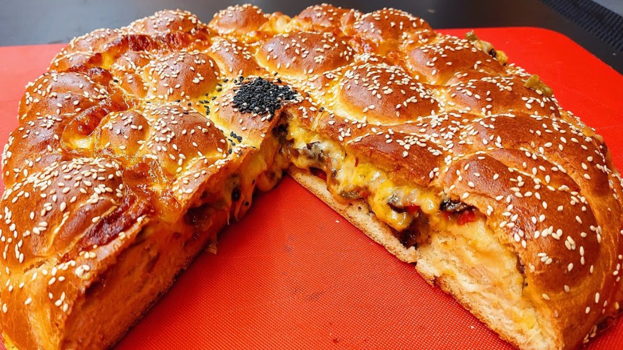 Pizza Style Stuffed Bread