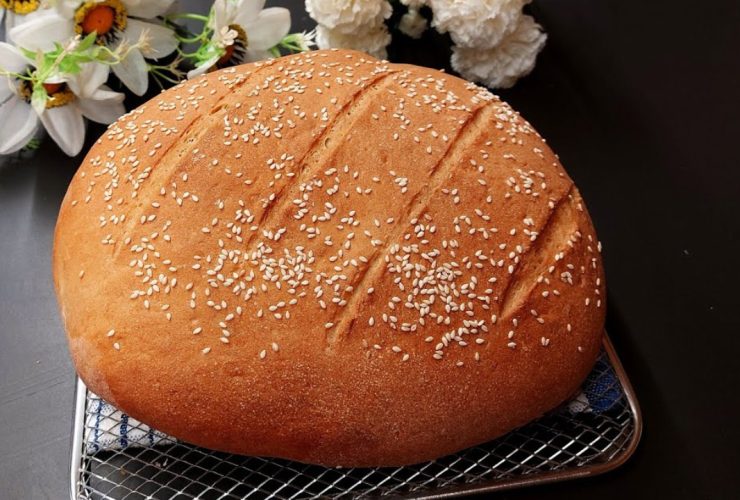 Ψωμί στη φριτέζα αέρος - Air Fryer Greek Bread