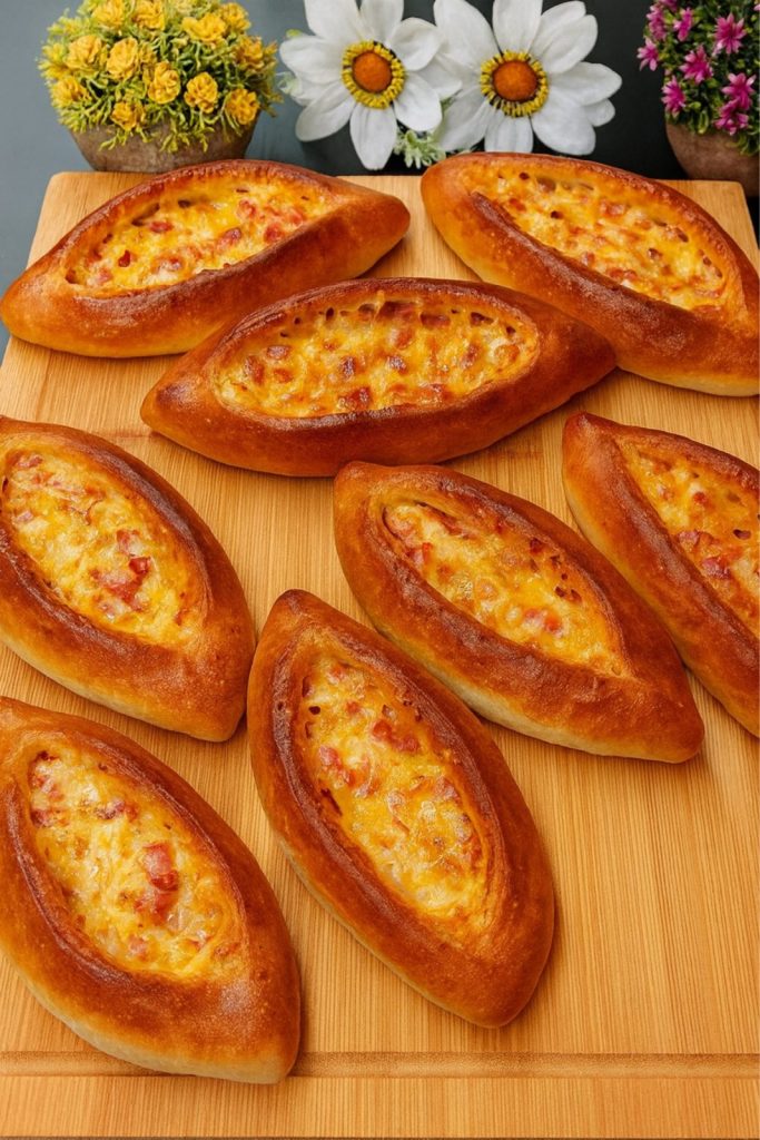 Πεϊνερλί ψημένα - Baked Greek Peinerli