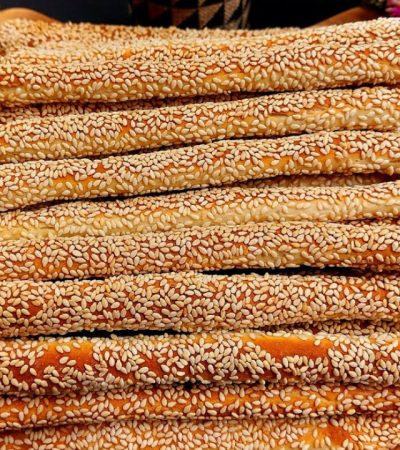 Sesame Breadsticks in a plate