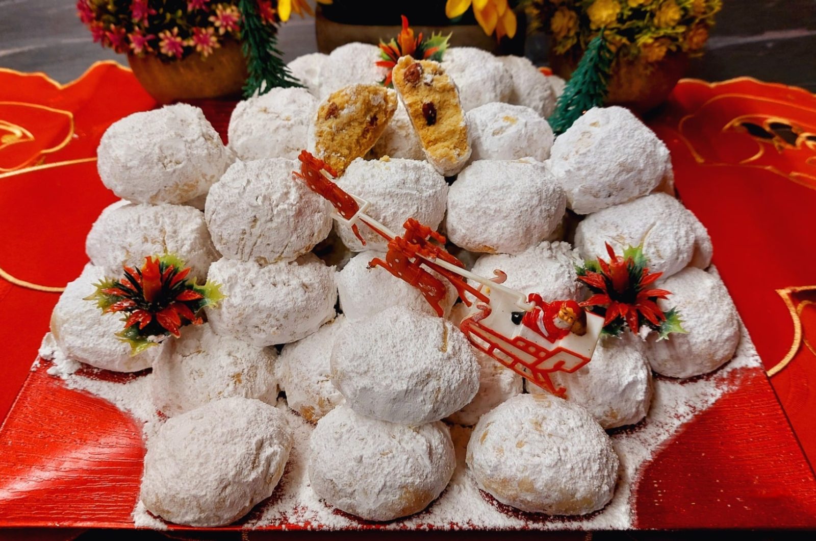 Kourabiedes with Fresh Butter and Roasted Almonds