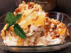 Frozen Yogurt Ice Cream - Παγωτό Γιαούρτι με μέλι
