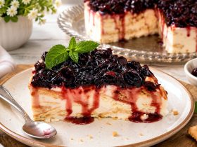Yogurt Frozen Dessert - Δροσερό γιαουρτογλυκό με βύσσινο