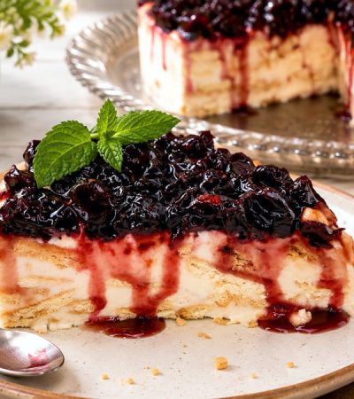 Yogurt Frozen Dessert - Δροσερό γιαουρτογλυκό με βύσσινο