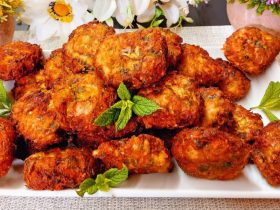 Zucchini fritters Kolokythokeftedes