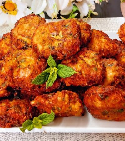 Zucchini fritters Kolokythokeftedes