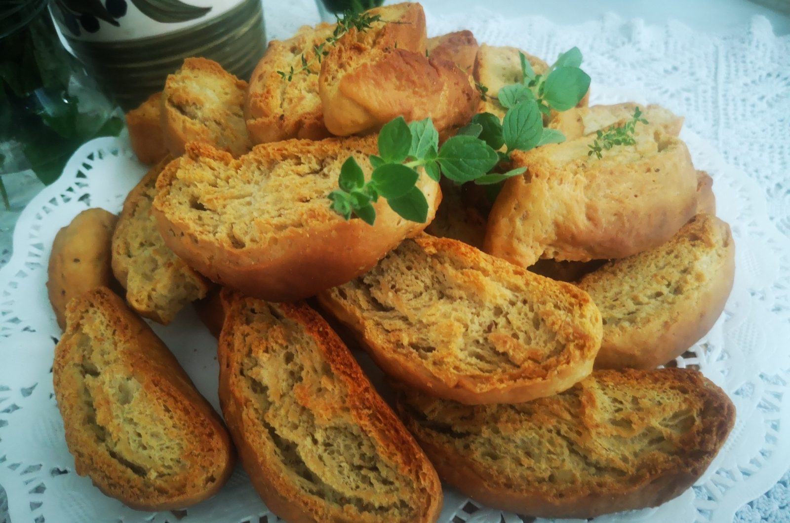 Oil Rusks with Anise Seeds (Paximadia)
