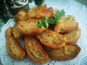 Oil Rusks with Anise Seeds - Παξιμάδια λαδιού με γλυκάνισο