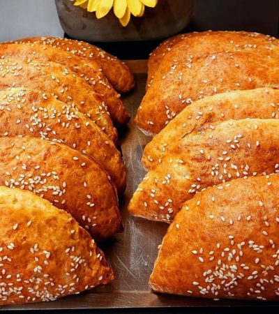 Greek Cheese Pies Kourou dough - Τυρόπιτες Κουρού
