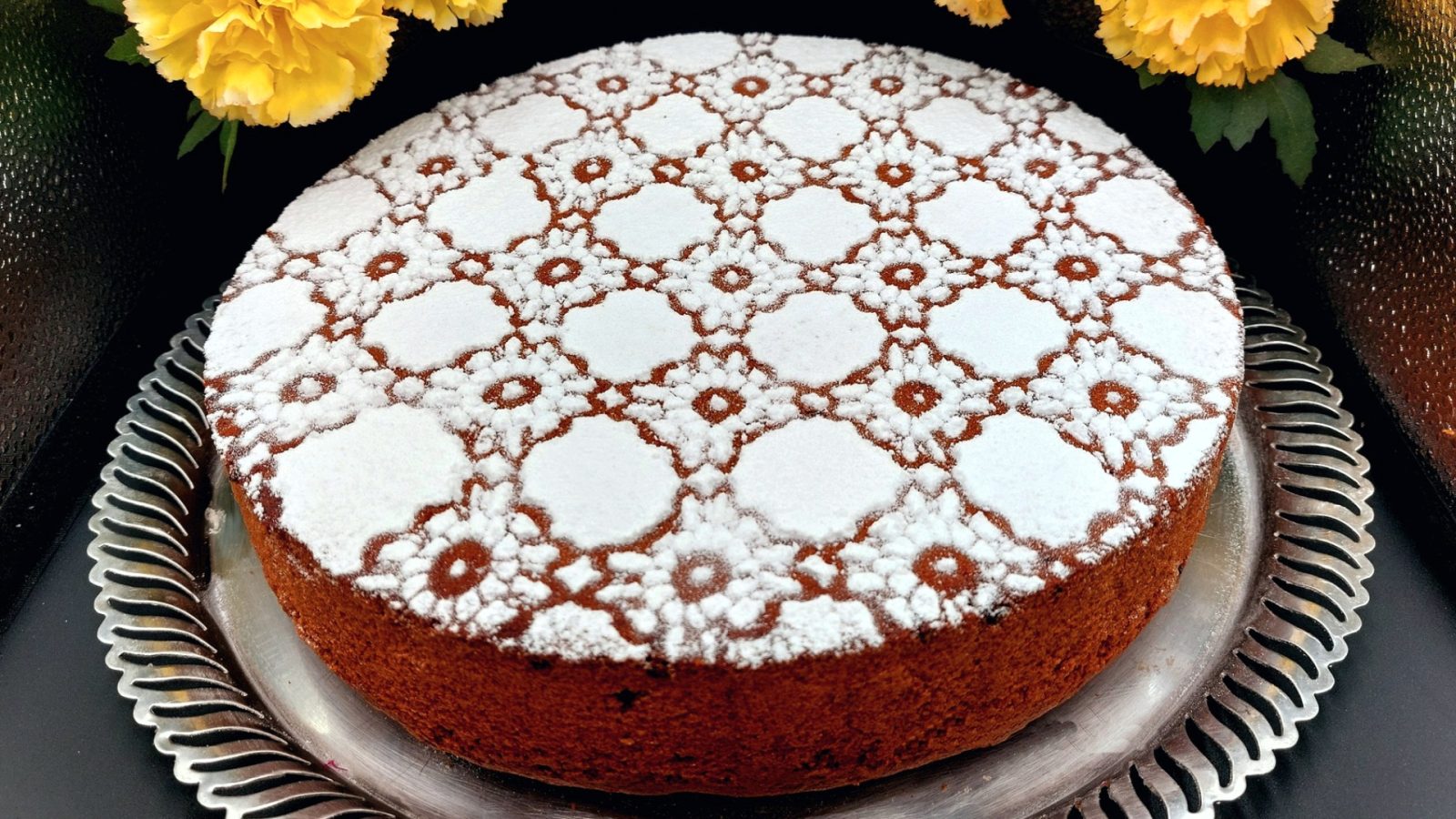 Greek Fanouropita Vegan Cake - Φανουρόπιτα