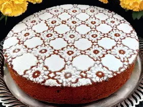 Greek Fanouropita Vegan Cake - Φανουρόπιτα