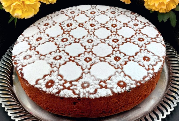 Greek Fanouropita Vegan Cake - Φανουρόπιτα