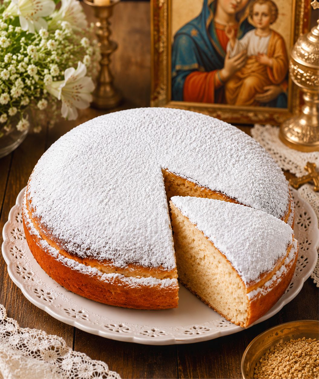 What Is Artoklasia Bread?
Artoklasia (Αρτοκλασία) is an important tradition in the Greek Orthodox Church, where five loaves of bread are blessed during a special service.
The bread symbolizes abundance, gratitude, and God's blessings. Traditionally, the loaves are shared among the congregation following the service.
Anise-flavored Artos bread is particularly popular because of its distinctive aroma and pleasant sweetness.