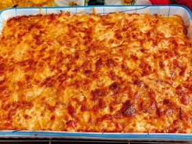 Creamy Baked Pasta Casserole - Σουφλέ Ζυμαρικών
