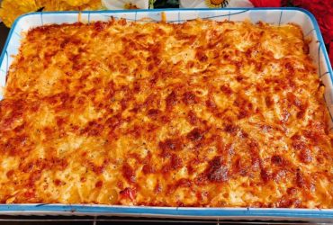 Creamy Baked Pasta Casserole - Σουφλέ Ζυμαρικών