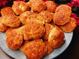 Greek No Phyllo Cheese Pies Bites - Τυροπιτάκια Μπουκιές Χωρίς Φύλλο