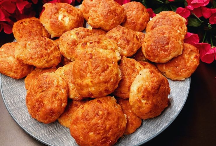 Greek No Phyllo Cheese Pies Bites - Τυροπιτάκια Μπουκιές Χωρίς Φύλλο