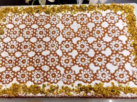 Greek Fanouropita Vegan Cake - Φανουρόπιτα