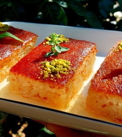 Greek Samali Dessert - Σάμαλι Παραδοσιακό