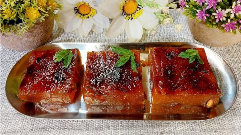 Halvala Greek Halva Jelly – Traditional Caramelized Dessert from Village Festivals
