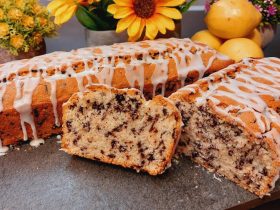 Vegan Lemon Cake with Icing - Κέικ Λεμόνι με Γλάσο