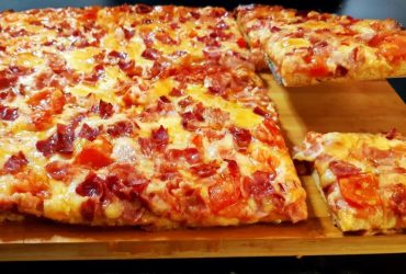 Ζύμη για πίτσα χωρίς Μαγιά - Pizza dough without yeast