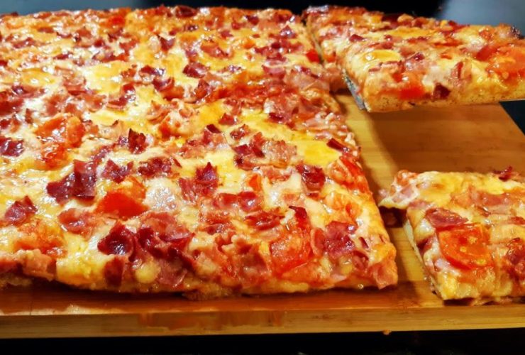 ฮฯฮผฮท ฮณฮนฮฑ ฯฮฏฯฯฮฑ ฯฯฯฮฏฯ ฮฮฑฮณฮนฮฌ - Pizza dough without yeast