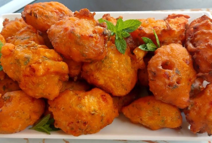Greek Vegan Tomato Fritters Tomatokeftedes - Ντοματοκεφτέδες Σαντορίνης