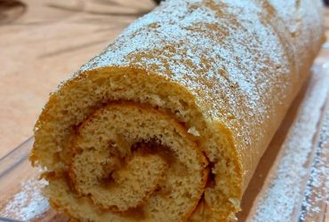 Ρολό Μήλο Κανέλα - Apple Cinnamon Roll Cake
