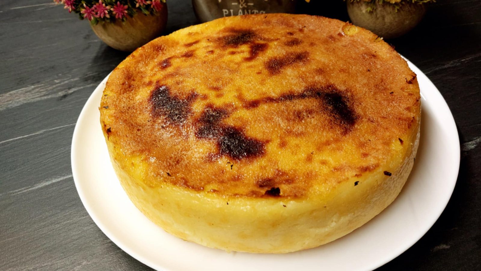 Γαλατόπιτα χωρίς Φύλλο - Greek Custard Milk Pie