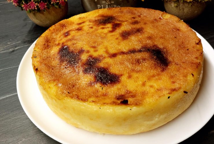 Γαλατόπιτα χωρίς Φύλλο - Greek Custard Milk Pie