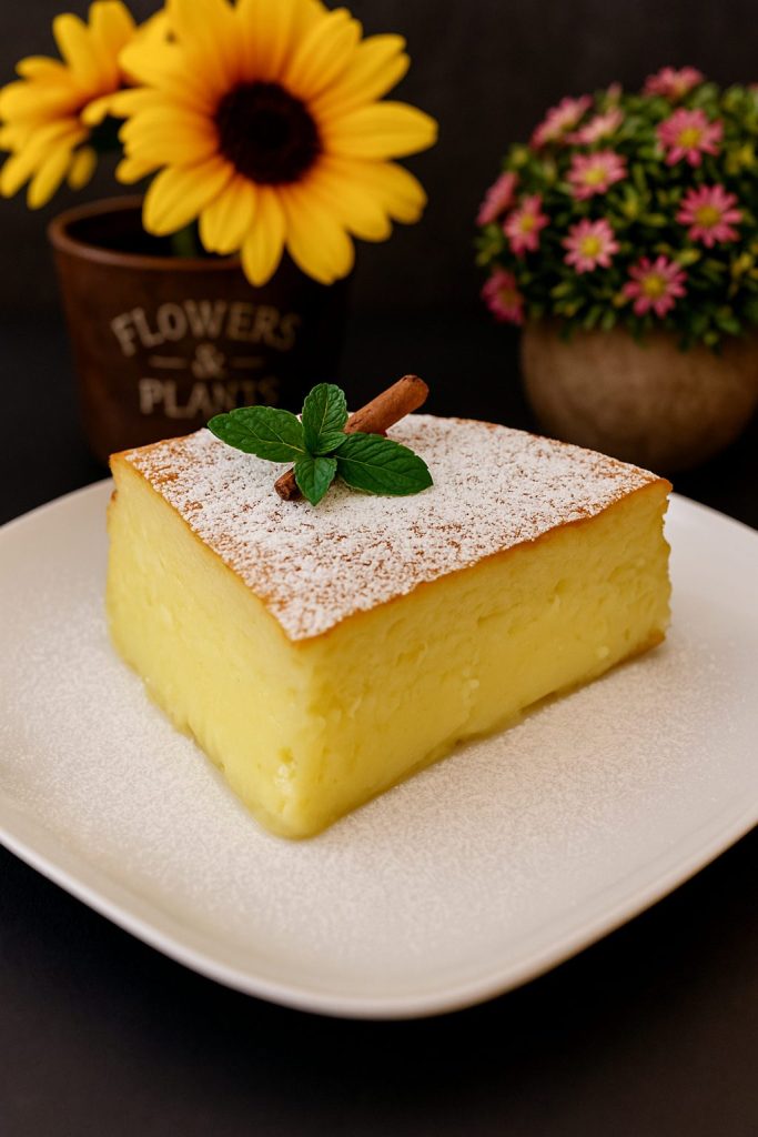 Γαλατόπιτα χωρίς Φύλλο - Greek Custard Milk Pie
