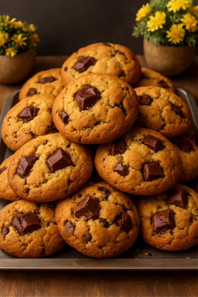 Μαλακά μπισκότα με κομμάτια σοκολάτας - Soft Cookies with chocolate chunks