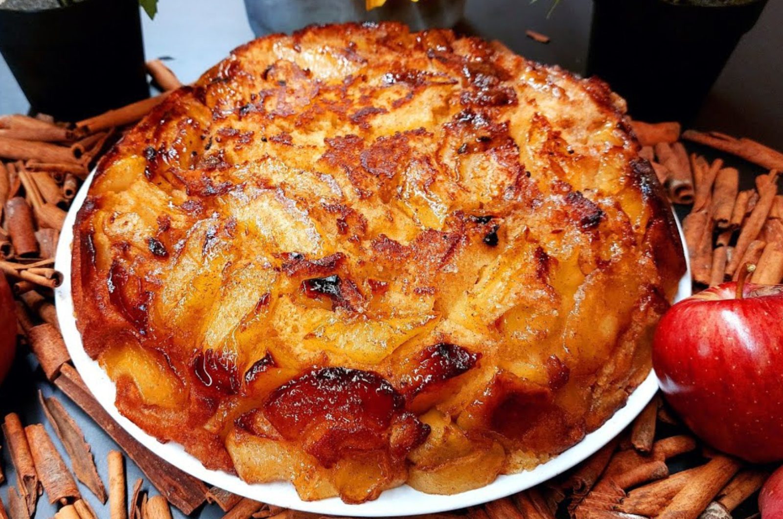 Skillet Apple Cake: Greek-Style Apple Pie