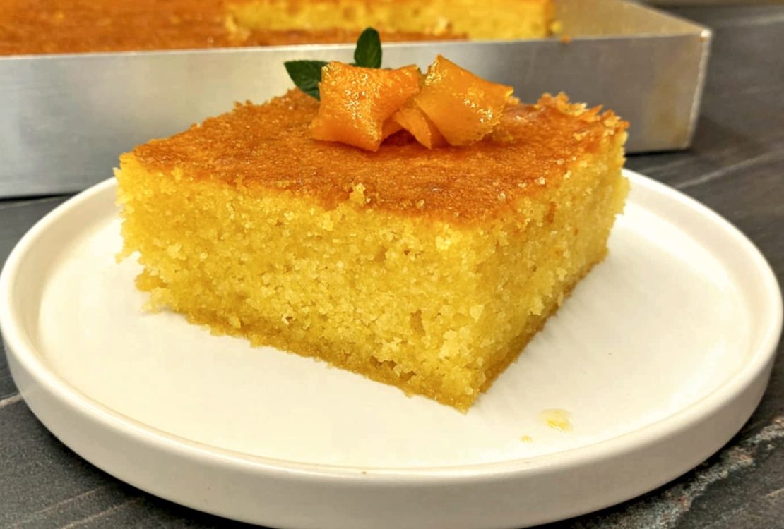 Πορτοκαλόπιτα με σιμιγδάλι χωρίς φύλλο - Greek Orange Cake