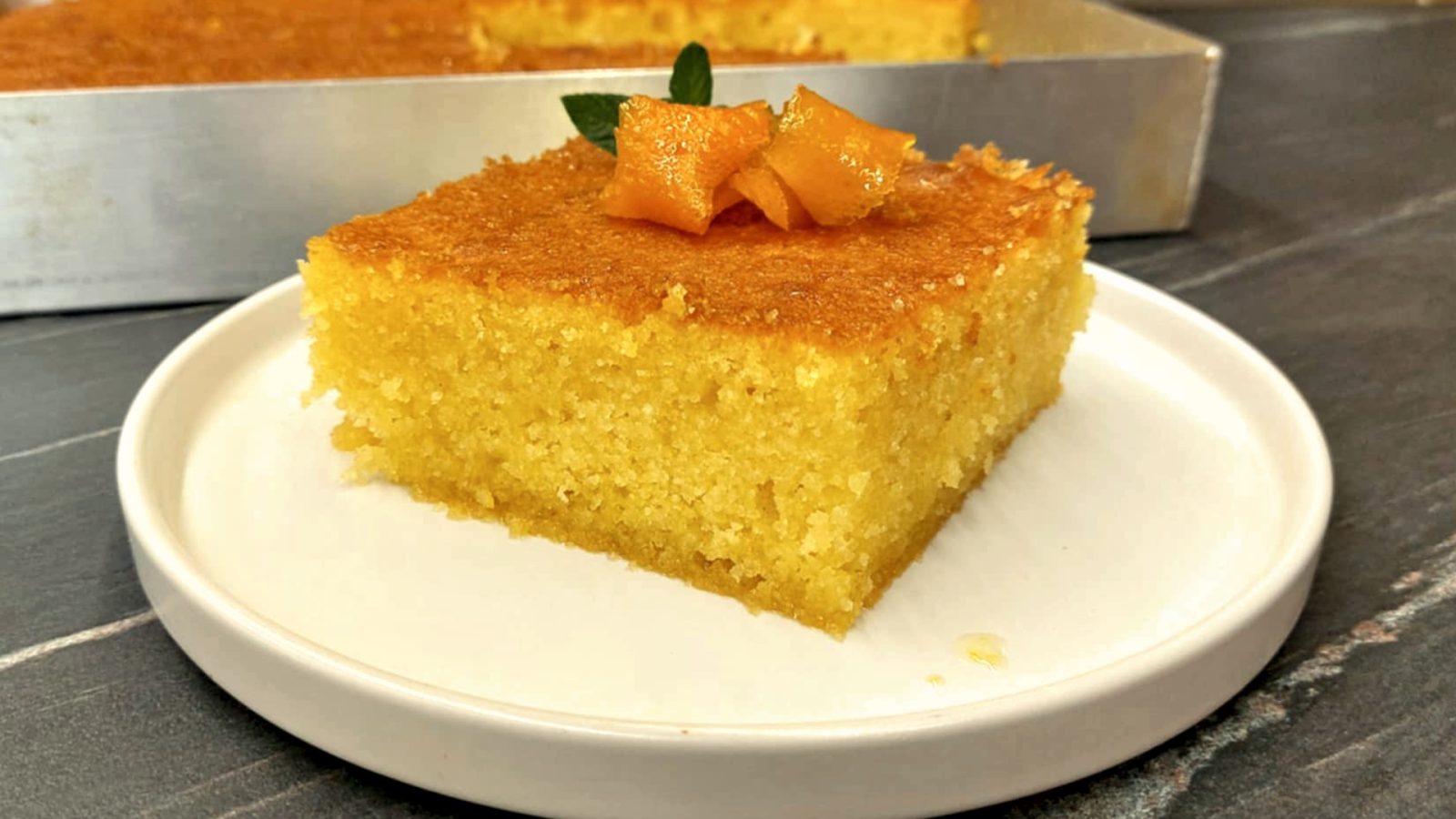 Πορτοκαλόπιτα με σιμιγδάλι χωρίς φύλλο - Greek Orange Cake