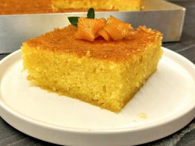 Πορτοκαλόπιτα με σιμιγδάλι χωρίς φύλλο - Greek Orange Cake