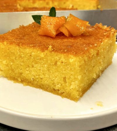 Πορτοκαλόπιτα με σιμιγδάλι χωρίς φύλλο - Greek Orange Cake