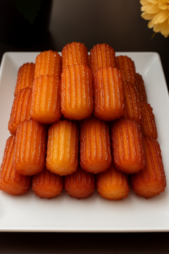 Τουλουμπάκια σε πιάτο - Greek Tulubakia on a plate