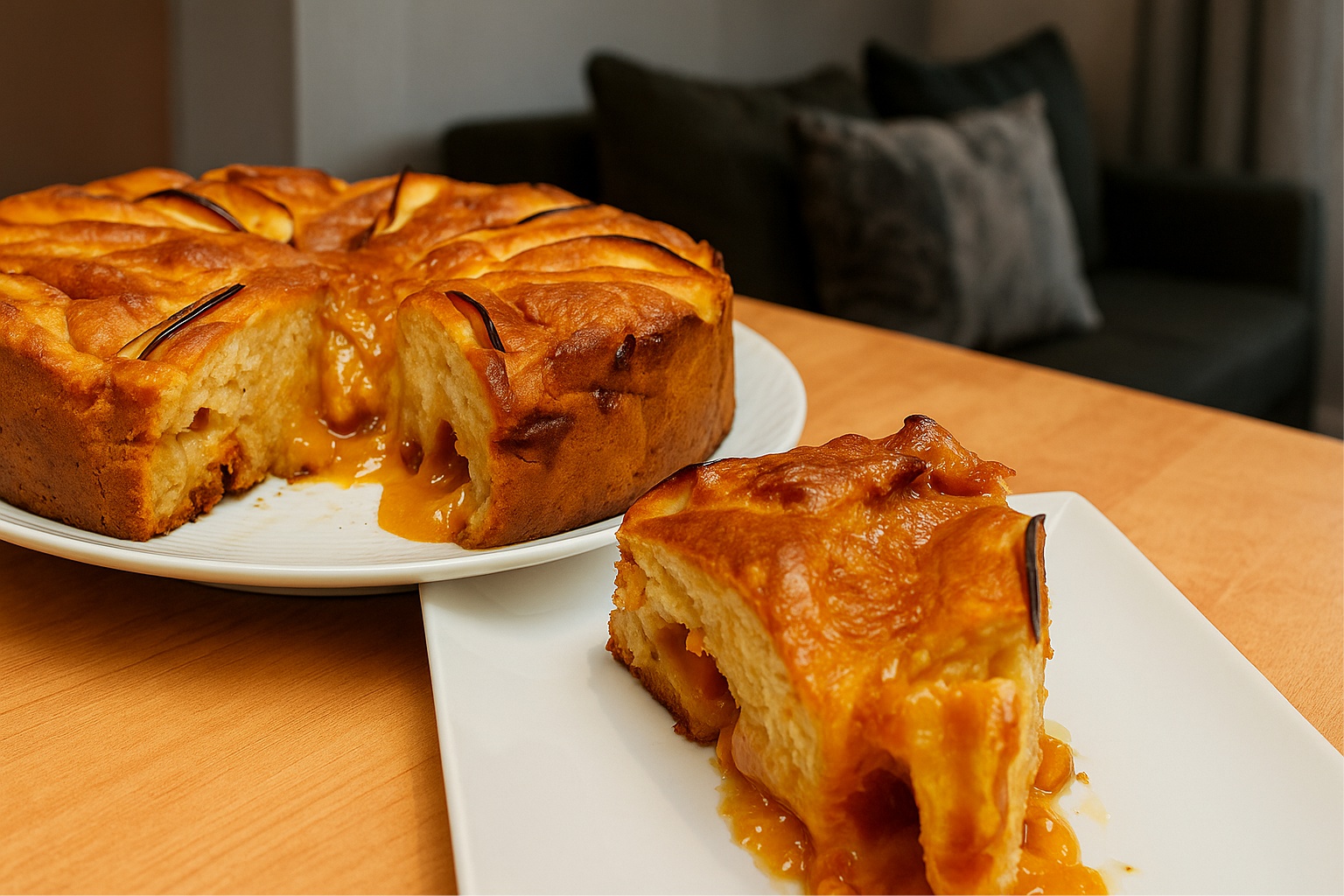 Μηλόπιτα με καραμελωμένη κρέμα - A