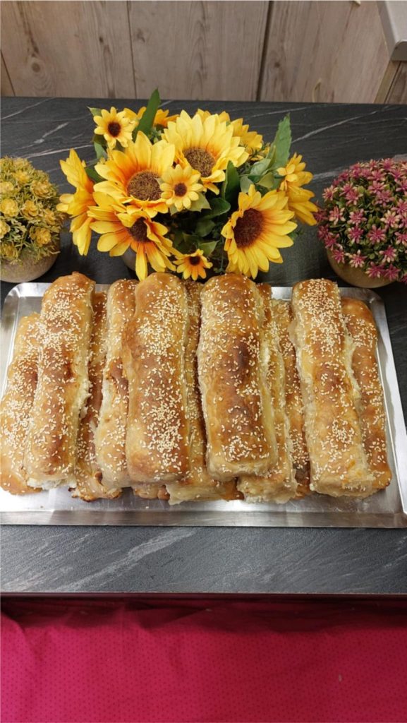 Τυροπιτάκια - Φλογέρες σε ταψί