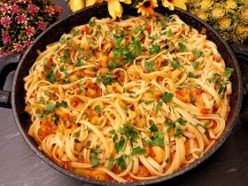 Λιγκουίνι με Γαρίδες