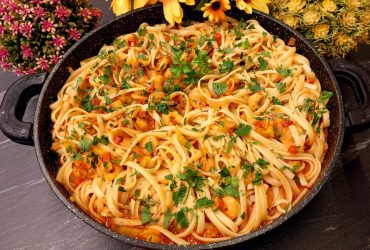 Λιγκουίνι με Γαρίδες