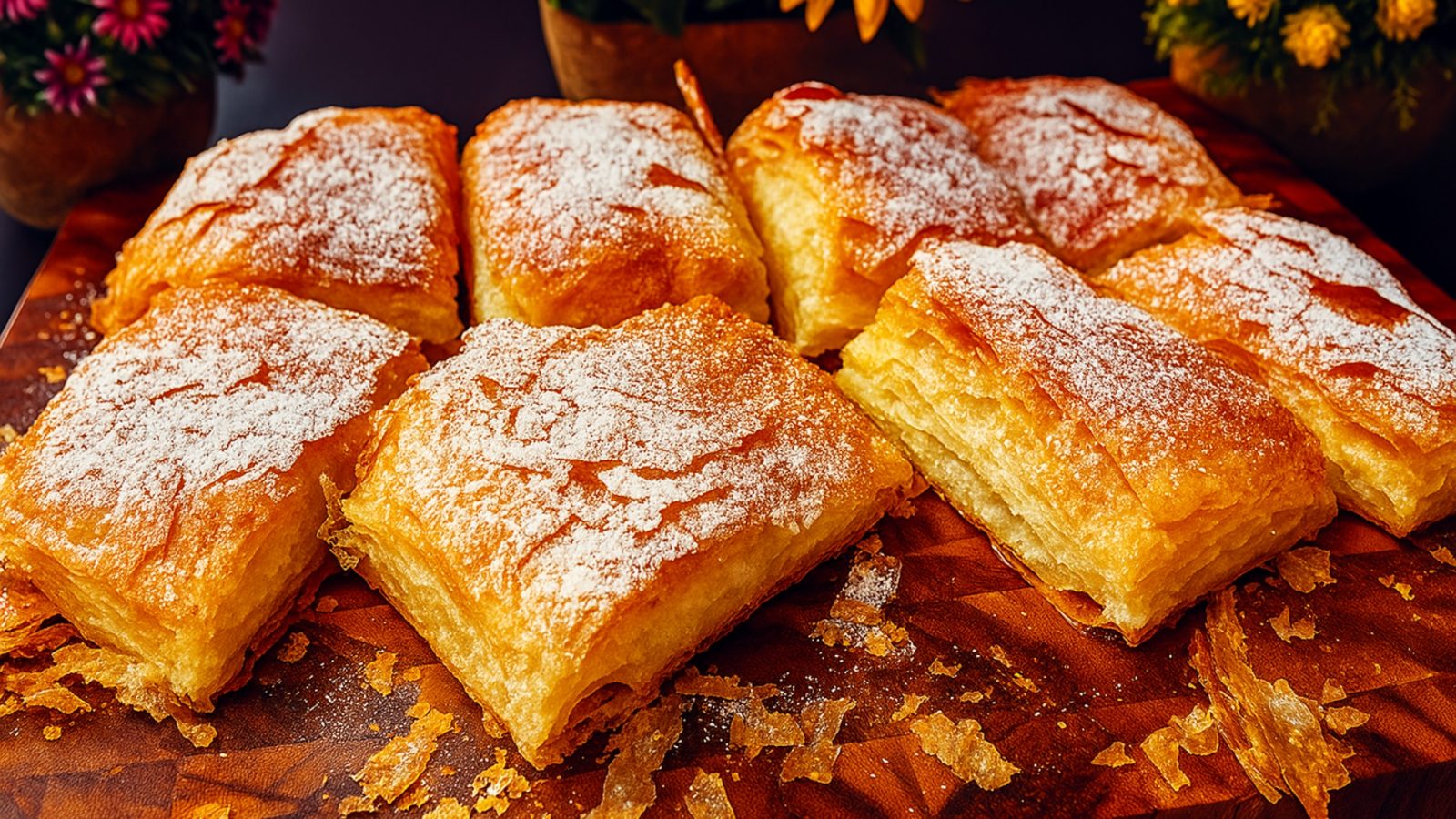Homemade Greek Bougatsa with Velvety Custard – Two Trays in Just 10 Minutes!